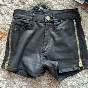 Leather Shorts